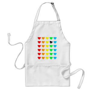 utgjutning av kärlek förkläde