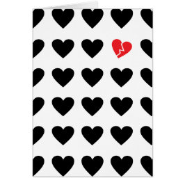 utgjutning av kärlek hälsningskort