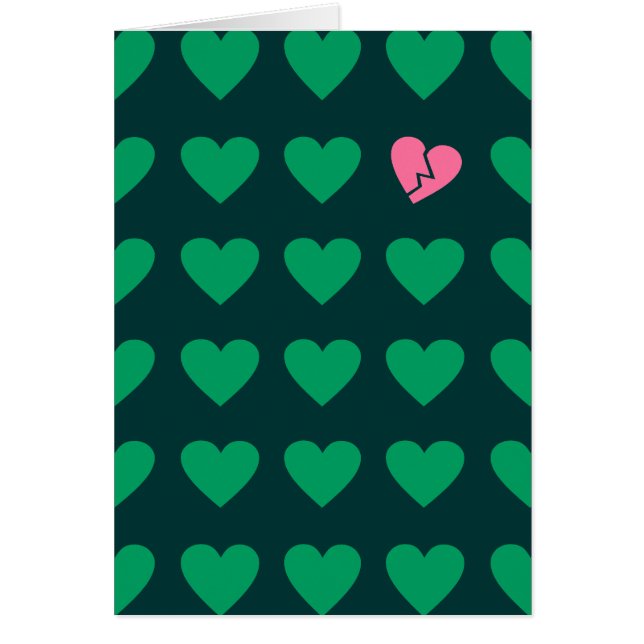 utgjutning av kärlek hälsningskort (Framsidan)