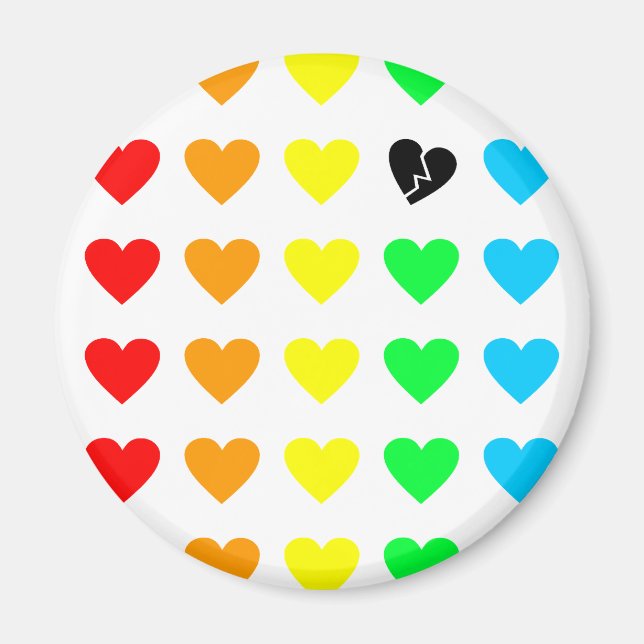 utgjutning av kärlek magnet (Framsidan)