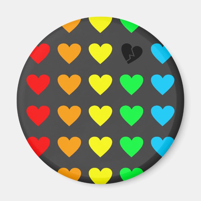 utgjutning av kärlek magnet (Framsidan)