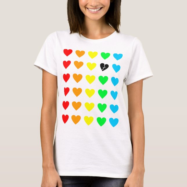 utgjutning av kärlek t shirt (Framsida)