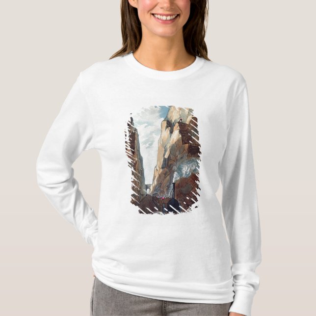 Utgrävning av den olivgröna monteringen, Miles Tee Shirt (Framsida)