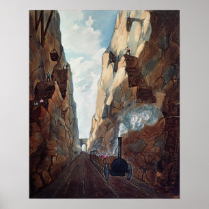 Utgrävning av olivberg, miles från poster