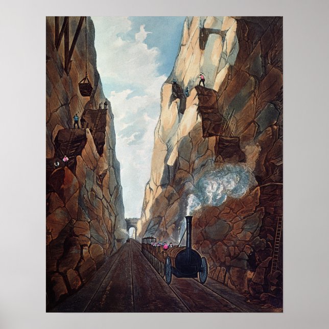 Utgrävning av olivberg, miles från poster (Framsidan)