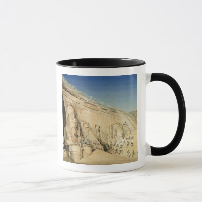 Utgrävningen av det underbara tempelet av Ramesses Mugg (Höger)