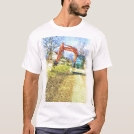 Utgrävningstyp och hus t shirt