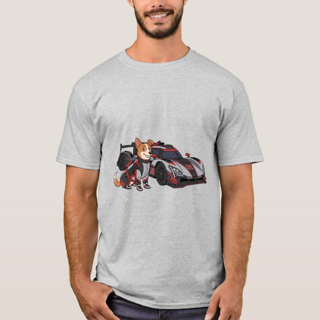 uthållighetsracer valp T-Shirt (Framsida)
