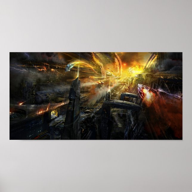 Utherworlds Battlestar Poster (Framsidan)