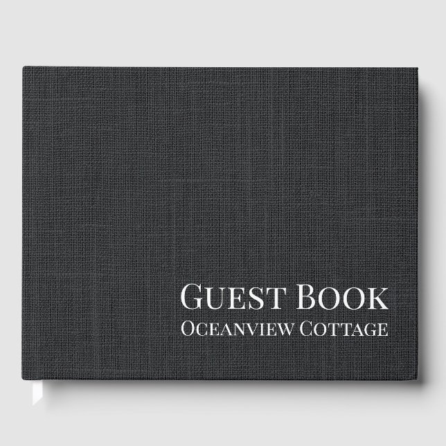 Uthyrning av ventilationshyrda minimalistmoderna gästböcker (Framsida)