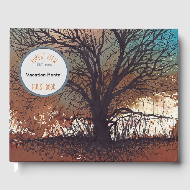 Uthyrning för landskaps-Träd Art-avdunstning Gästböcker (Framsida)
