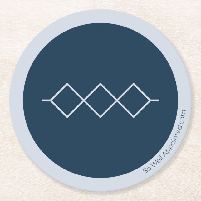 Uthyrning Underlägg Papper Rund (Framsidan)