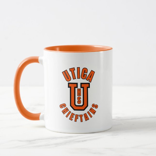 Utica High School Michigan Coffee Mug Mugg (Vänster)