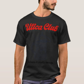 Utica Klubbs Swings Beer Retro Defunct Breweriana T Shirt