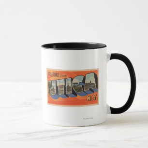 Utica nytt YorkLarge brev ScenesUtica, NY Mugg
