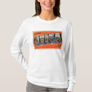 Utica nytt YorkLarge brev ScenesUtica, NY Tee Shirt