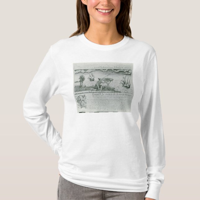 Utilisationen av sextanten tee shirt (Framsida)