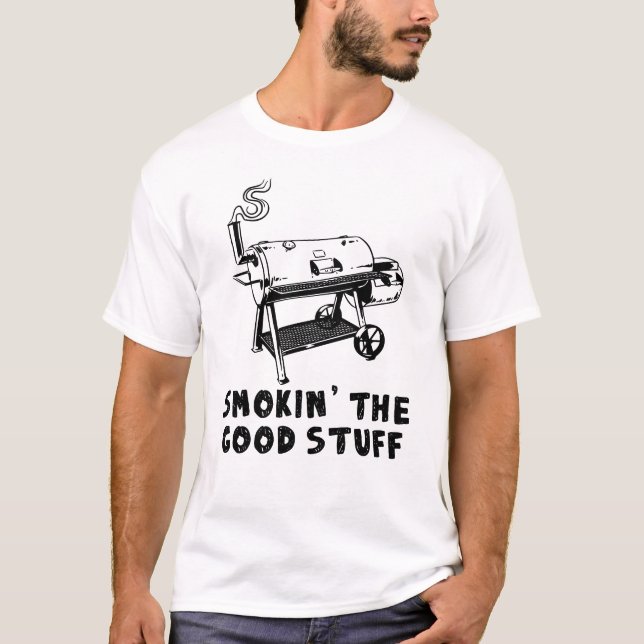 Utjämna Bra Saker BBQ Älskare T Shirt (Framsida)