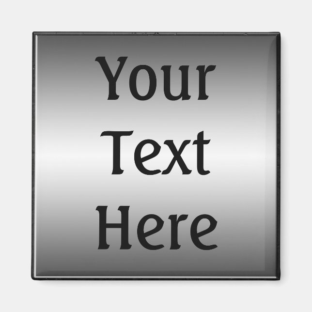 Utjämna Metall-platta utseendemagnet Magnet (Framsidan)