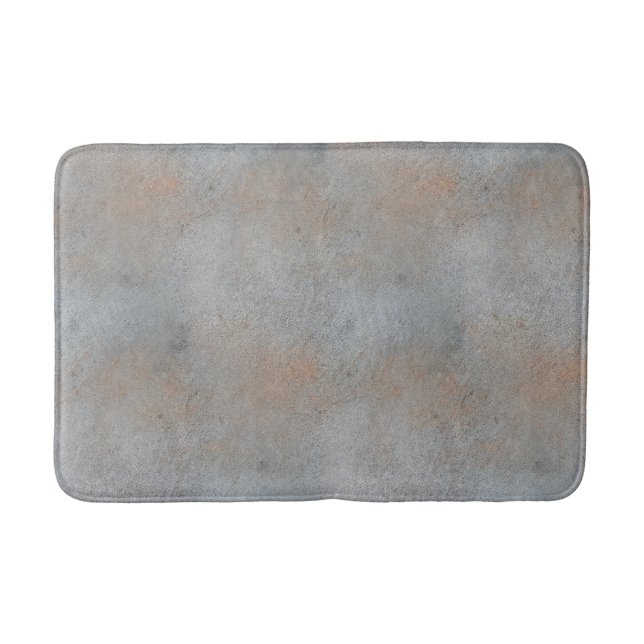 Utjämnad betongcement med lerbild badrumsmatta (Framsidan)