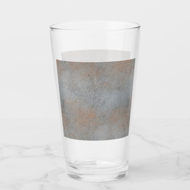 Utjämnad betongcement med lerbild glaskopp (Framsida)
