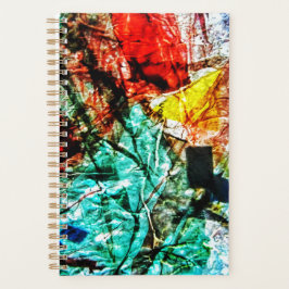 Utjämnad blåfärgsplanner,Motiverad abstrakt av pla