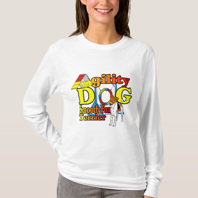 Utjämnad_Fox_Terrier_Agilitet Tröja (Framsida)