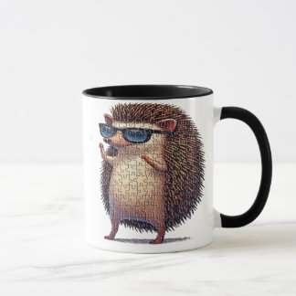 Utjämnad hedgehog mugg