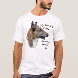 Utjämnad kollie tee shirt