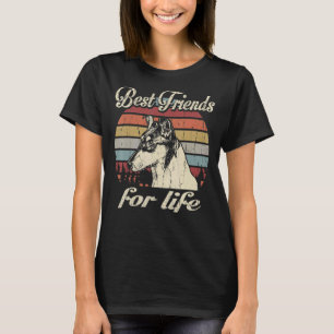 Utjämnad kollision mellan bästa vänner för Vintage T Shirt