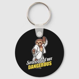 Utjämnad men farlig Sloth Karate Kung fu Gift Nyckelring