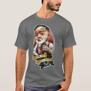 Utjämnad som en babyrumpa t shirt