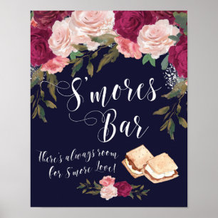 Utjämnar Pub-tecknet marin blommigt bröllop Poster