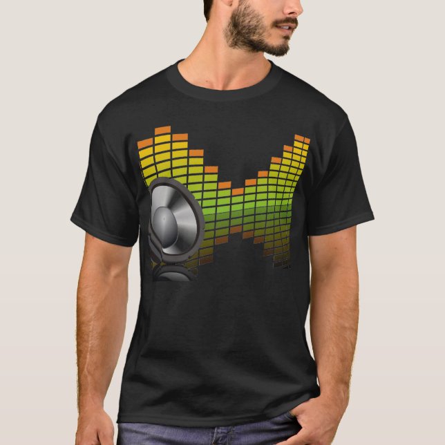 Utjämnarehögtalare Tee Shirt (Framsida)