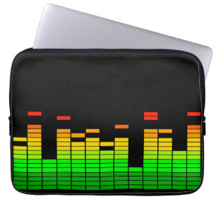 UtjämnareVibes från takten av DJ-musik Laptop Fodral
