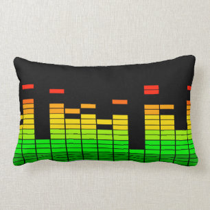 UtjämnareVibes från takten av DJ-musikdekoren Lumbarkudde