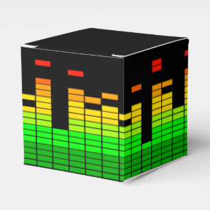 UtjämnareVibes från takten av DJ-musikdekoren Presentaskar