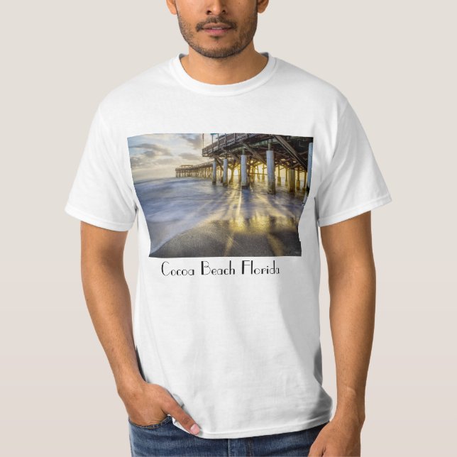 Utjämnat Vågar vid kakaopisten T-Shirt (Framsida)