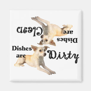 Utjämning Jackat Chihuahua Älskare Dishwasher Ma Magnet