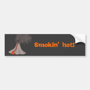 Utjämningens Hett Volcano Design Bildekal