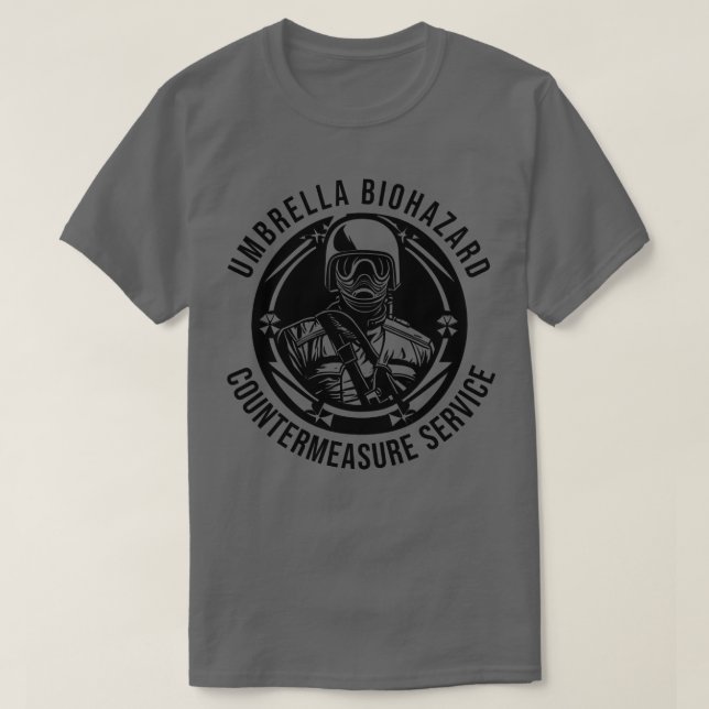 Utjämningstjänst för biofaror t shirt (Design framsida)