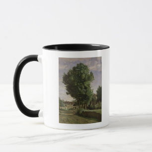 Utkant av en by nära Beauvais, c.1850 Mugg