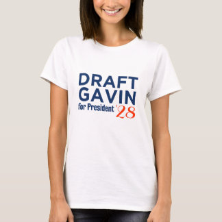 Utkast Gavin Newsom för president 2028 skjorta! T Shirt