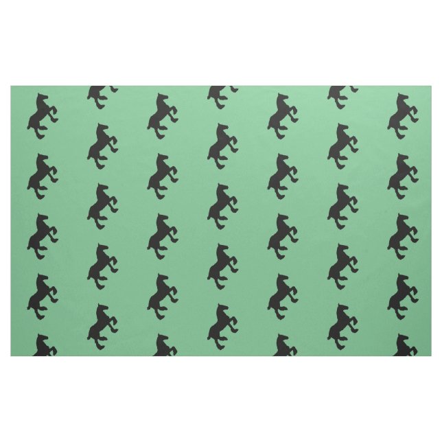 Utkast till häst siluett tyg (Fat Quarter)