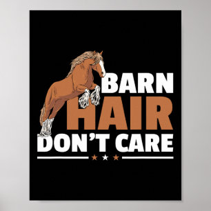 Utkast till hästmemorandumdesign för en Clydesdale Poster