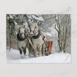 Utkast till jul helg vykort