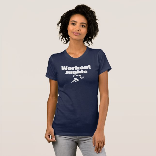 Utkast till Junkie Women's Slim Fit T-Shirt (Hel framsida)