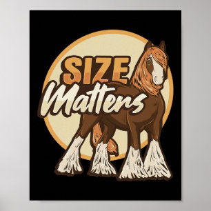 Utkast till Storlek S-design för en Clydesdale Ri Poster