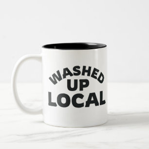 Utkastad Lokal Klassisk Mugg Med Fet Typografi