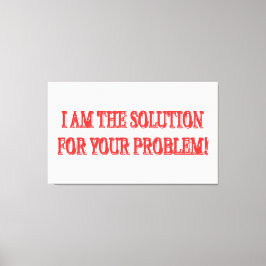 Utkastet "I ÄR LÖSNINGEN" - köp Canvastryck